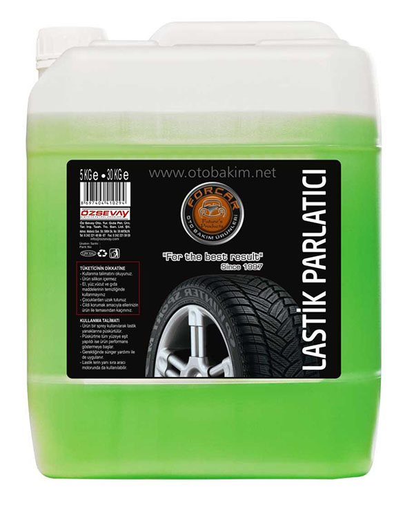LASTİK PARLATICI 5 KG.